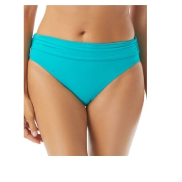 Coco Reef Impulse High-Waist Bikini
Bottoms- Dark Turquoise Rollover swimsuit - Picture 4 of 12